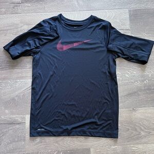 Nike Boy's Legacy Dri-Fit Long Sleeve Tee XL Black